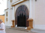 Church doors, La Crucecita