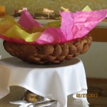Bread basket - made from bread!